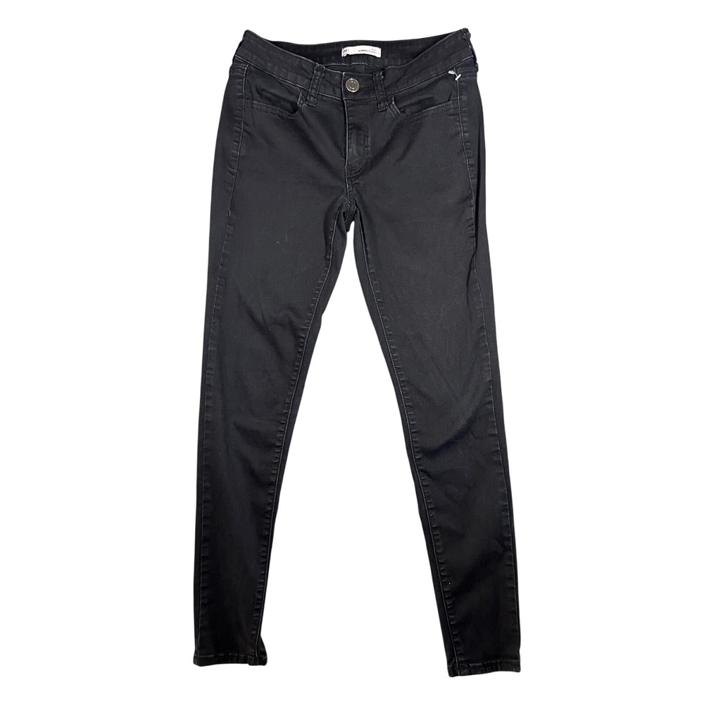 So | Ultimate Jegging Women's Size 5 Black Low‎ Rise Skinny Stretch Jeans Denim